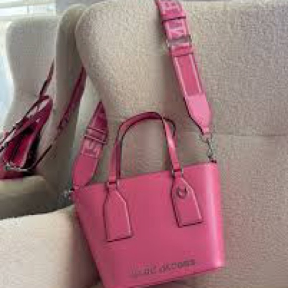 New Marc Jacobs Bubble Gum Pink Tote Crossbody Bag‎